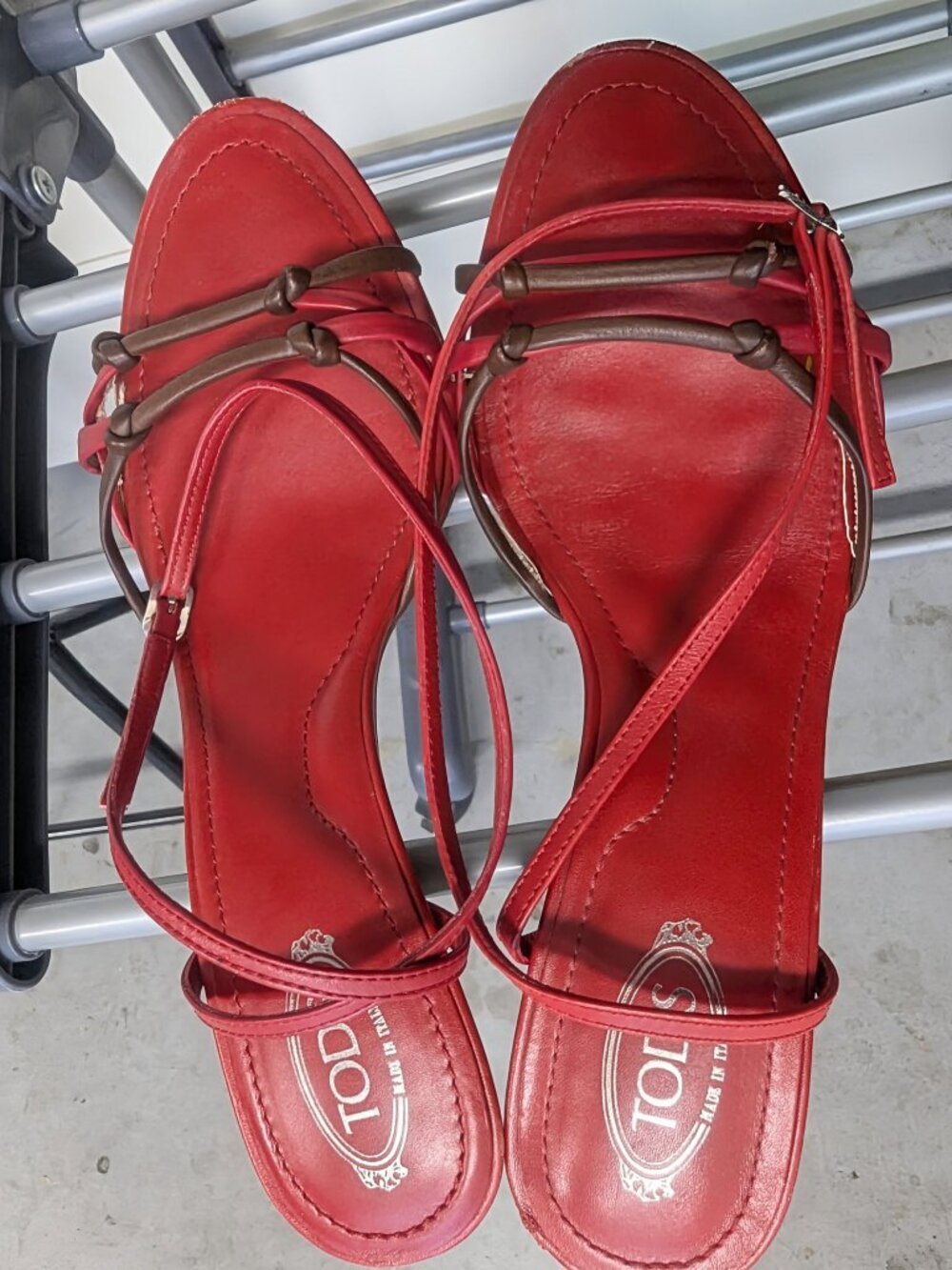 Fendi and Tods two pairs of heels